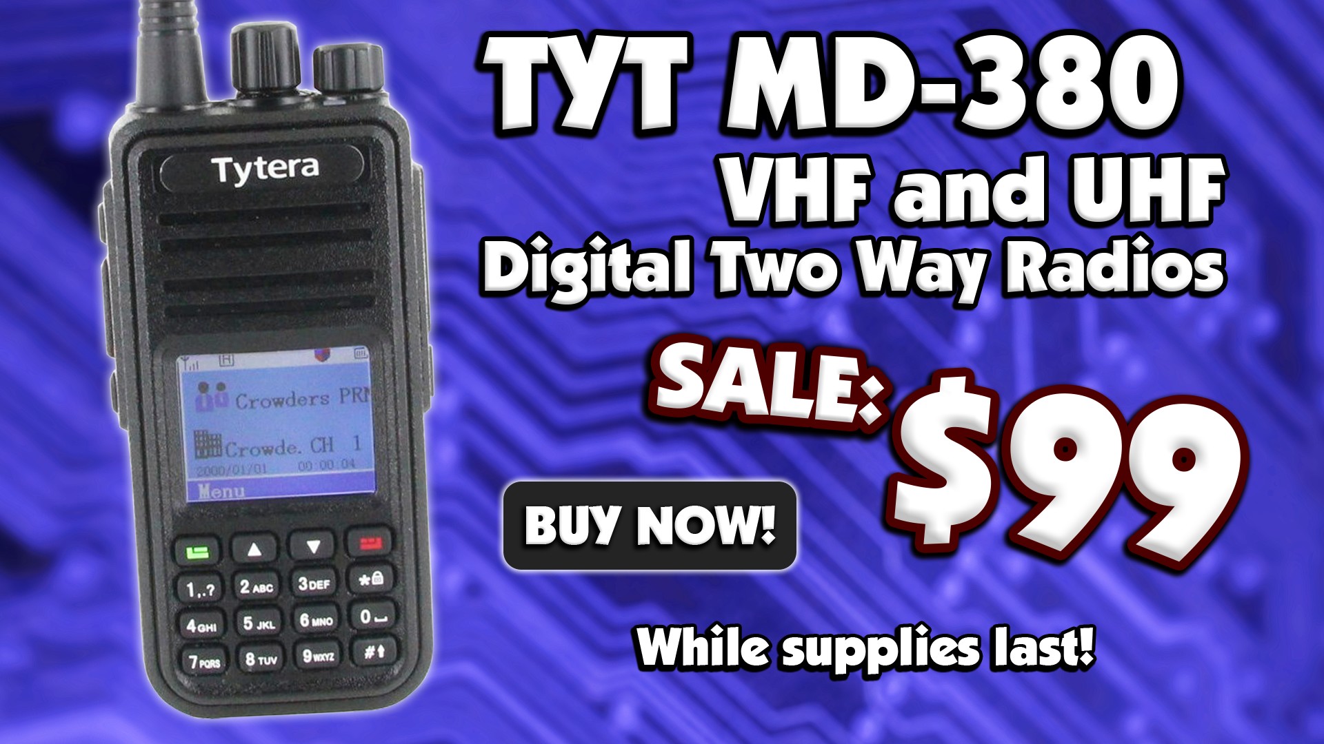 TYT MD-380 For Only $99!