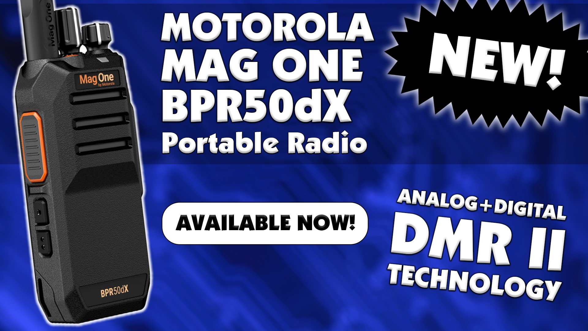Motorola Mag One BPR50dX Portable Radio