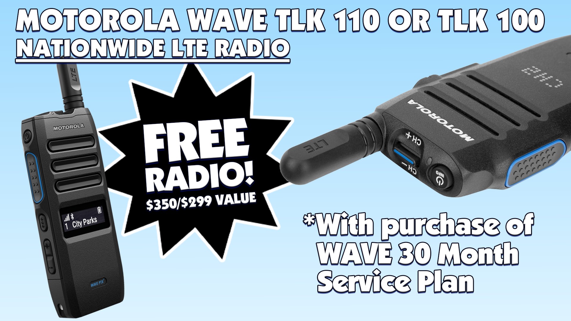 Motorola TLK Series Radios