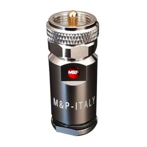 Messi & Paoloni EVOlution UHF Male (PL259) Solder Enhanced Connector for 10.3mm / .400" cables (1-Pack)