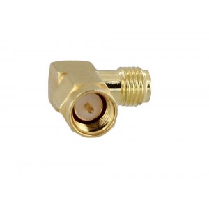 XLT SMA Male to SMA Female Right Angle Adapter