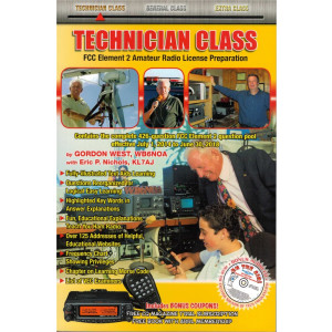 Gordon West Technician Class Manual (2014-18) w/ Bonus Audio CD