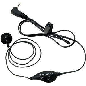 Motorola EarBud with Push-to-Talk Microphone (53727)