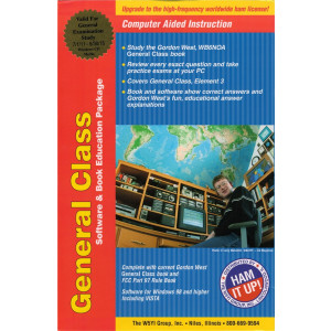 Gordon West General Class Manual (2011-15) w/ HamStudy Software