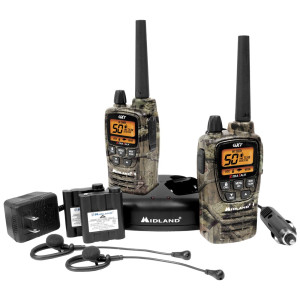 Midland GXT2050VP4 Radios With Headsets and Charger