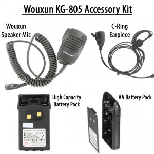 Wouxun KG-805 Essentials Accessory Kit