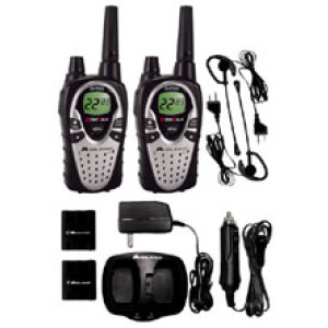 Midland GXT-600-VP4 Radios With Headsets and Charger