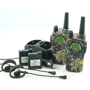 Midland GXT-850-VP4 Radios With Headsets and Charger