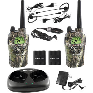 Midland GXT-950-VP4 Radios With Headsets and Charger