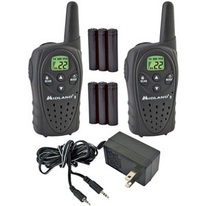 Midland LXT-110-VP Two Way Radios With Charger