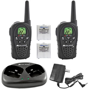 Midland LXT-340-VP3 Two Way Radios With Charger