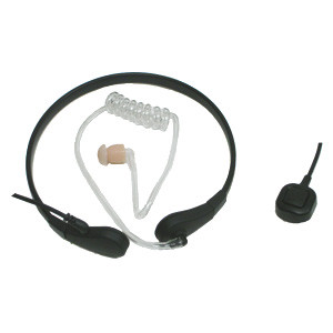 XLT TM100-V1 Throat Mic with Finger PTT Mic