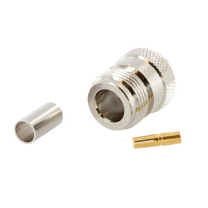 Tram N Female Crimp Connector For RG-58/U