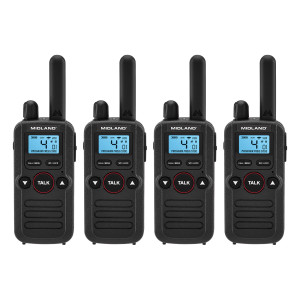 Midland BizTalk BR180 On-Site Business Radio - 4 Pack Bundle w/ Chargers