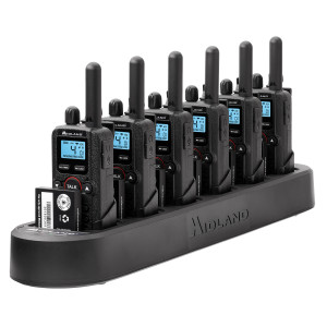 Midland BizTalk BR180X6BGC On-Site Business Radio Six Pack / Multi-Charger Combo