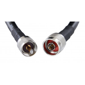 Browning BR-400 Low Loss RF Coax Cable Assembly (N Male to UHF Male)