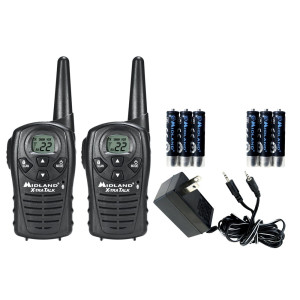 Midland LXT118VP Two Way Radios With Dual AC Wall Charger