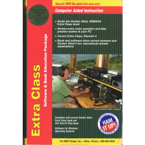 Gordon West Extra Class Manual (2020-24) w/ HamStudy Software + FREE Part 97