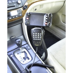 Lido Radio LM-300-1000EXP Seat Bolt Mount With Microphone Holder for Two Way Radios