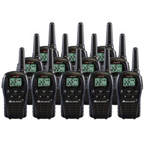 Midland LXT500VP3 FRS Two Way Radios  - 12 Pack Bundle w/ Chargers