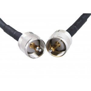 Browning RG-8X Low Loss Double Shielded Coax Cable Assembly (UHF Male to UHF Male)