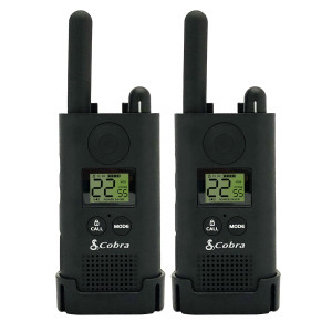 Cobra PX500-BG FRS Two Way Radios For Business (2-Pack, Includes Earpieces)