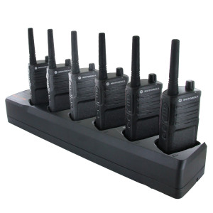 Motorola RMM2050 MURS Radio Six Pack + Multi-Charger