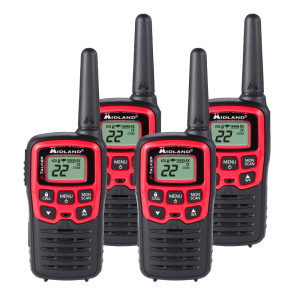 Midland X-TALKER T31VP Two Way Radios - 4 Pack Bundle w/ Chargers