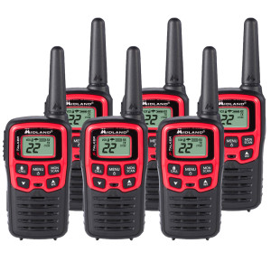 Midland X-TALKER T31VP Two Way Radios - 6 Pack Bundle w/ Chargers