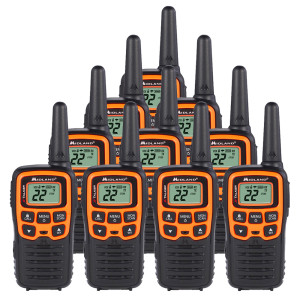 Midland X-TALKER T51VP3 Two Way Radios - 10 Pack Bundle w/ Chargers