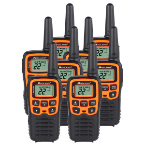 Midland X-TALKER T51VP3 Two Way Radios - 8 Pack Bundle w/ Chargers