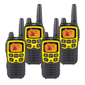 Midland X-TALKER T61VP3 FRS Two Way Radios - 4 Pack Bundle w/ Chargers