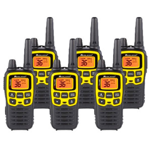 Midland X-TALKER T61VP3 FRS Two Way Radios - 6 Pack Bundle w/ Chargers