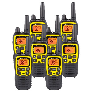 Midland X-TALKER T61VP3 FRS Two Way Radios - 8 Pack Bundle w/ Chargers