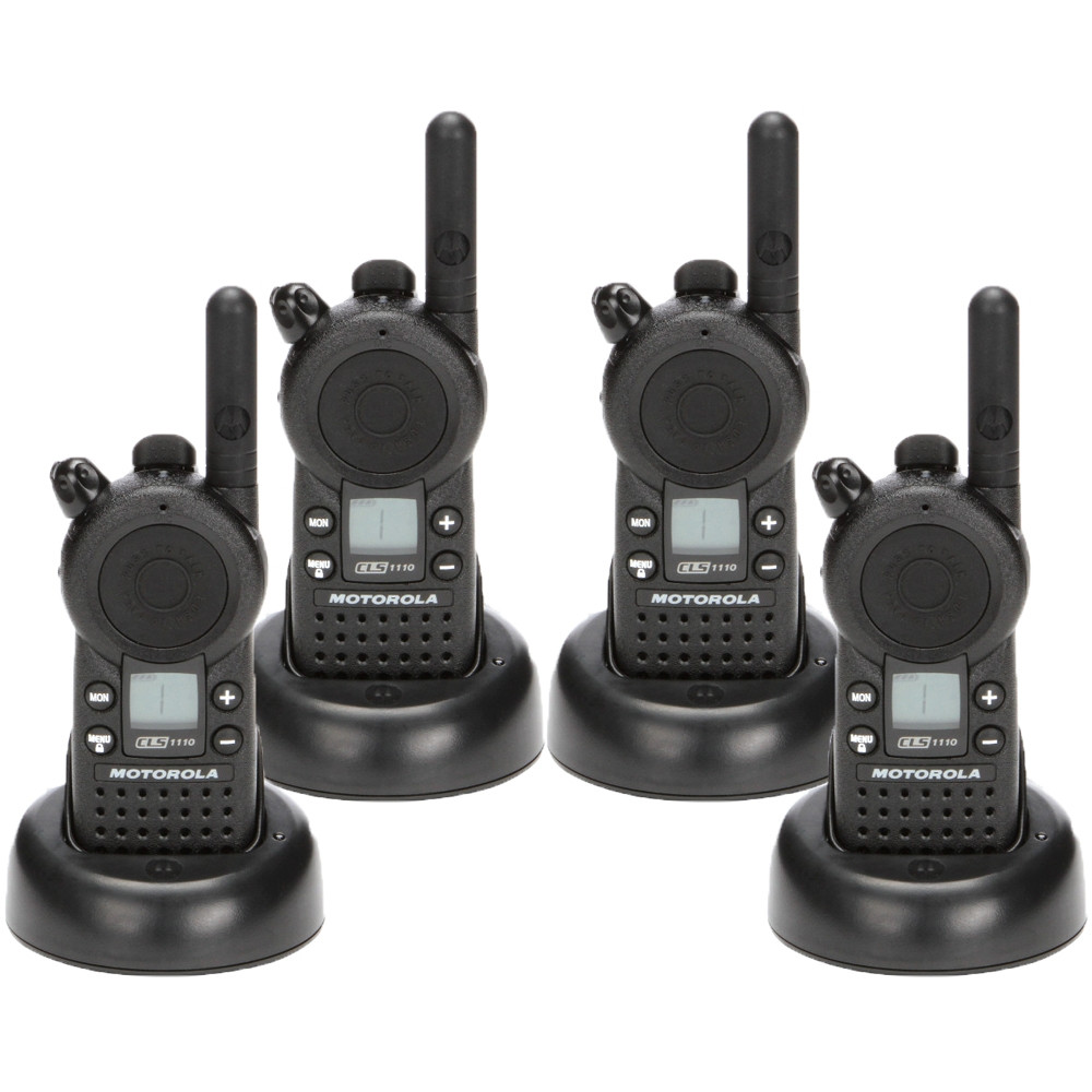 Motorola CLS 1110 Radio Four Pack