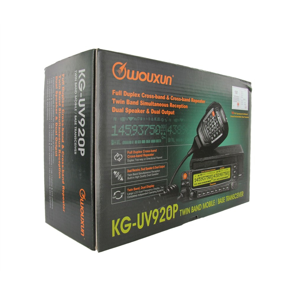 Wouxun KG-UV920P-A Dual Band Base/Mobile Two Way Radio