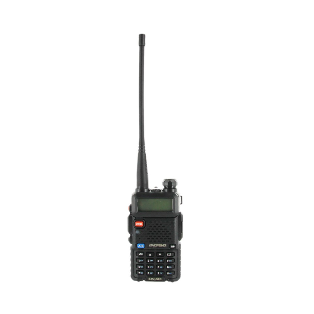 Baofeng UV-5R Two Way Radio Dual Band 144-148/420-450Mhz Walkie Talkie  1800mAh Li-ion Battery(Black)