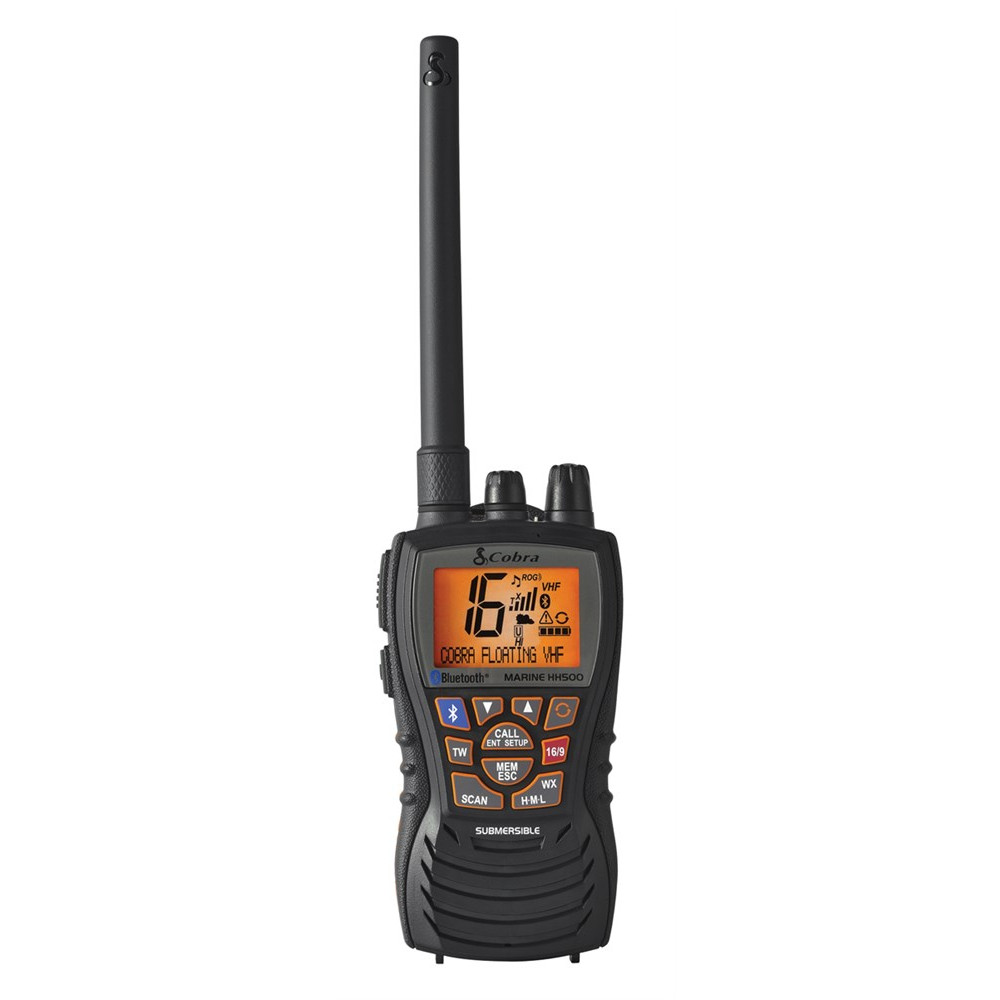 Cobra MR HH500 FLT Floating Marine Radio with Bluetooth