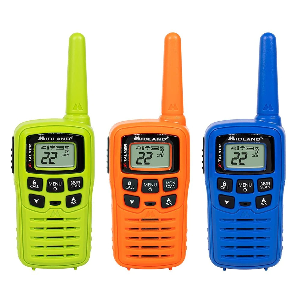 Midland X-Talker T10X3M Multi-Color Pack Two Way Radio Pack