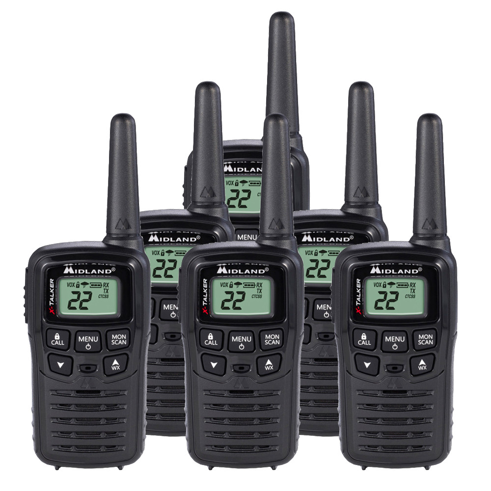 Midland T10 22 Channel FRS Two Way Radios Pack
