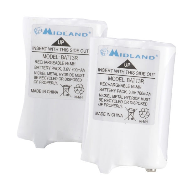 T50 4-Pack Midland Rechargeable Battery for LXT600 T60