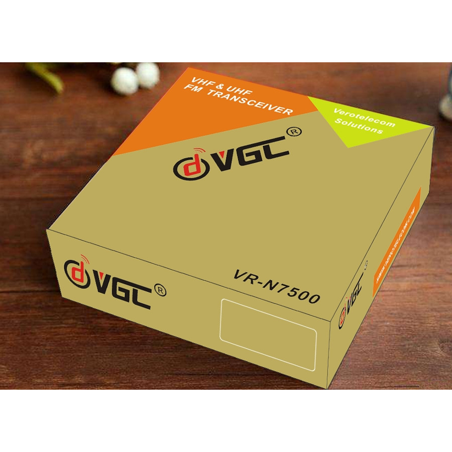 VGC VRN7500 50W Dual Band Mobile Radio With APP Programming