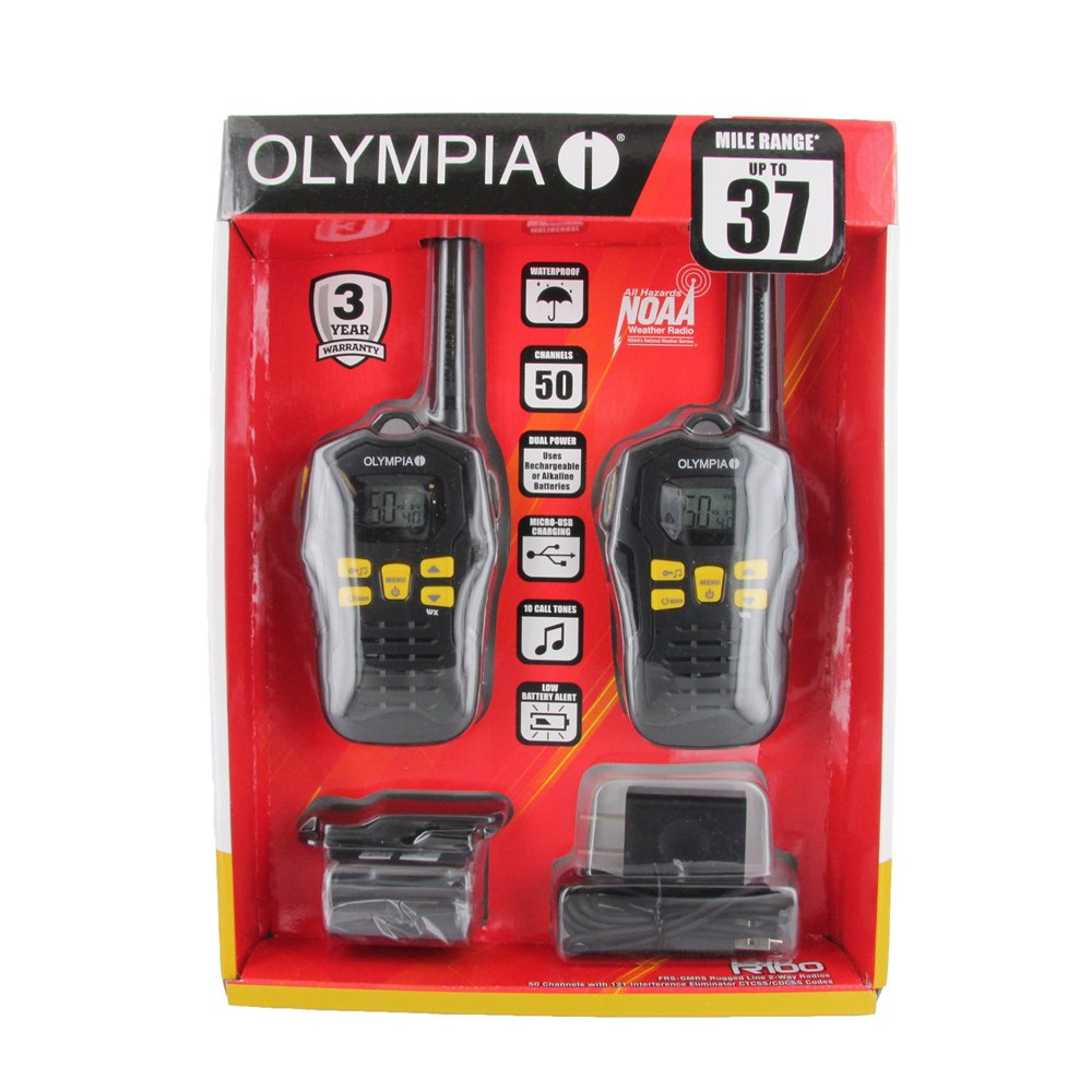 Olympia R100 Two Way Radio Value Pack