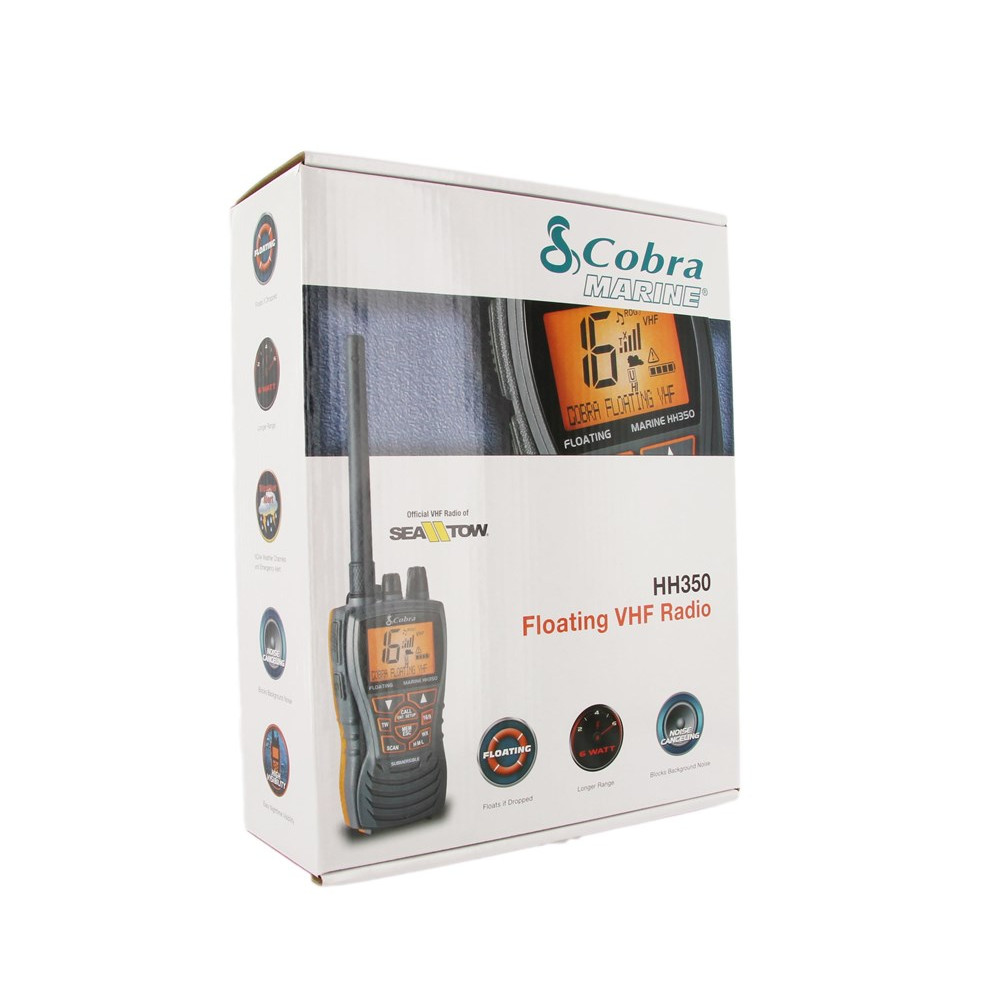 COBRA Radio VHF Marine Portable MR HH 350 - Cdiscount Téléphonie