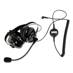 Impact Platinum PDM-1-NC Double Muff Headset w/Inline PTT