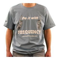 Do It With Frequency Blue Cotton T-Shirt