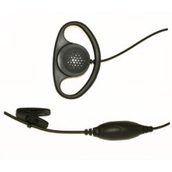 XLT DR100-S6 D-Ring Earpiece with PTT Mic
