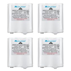Midland AVP13 Rechargeable Batteries For T71, T75, T77 Radios - 4-Pack