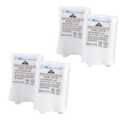 Midland AVP14 Rechargeable Batteries For T50 / T60 / LXT600 Series FRS Radios - 4-Pack