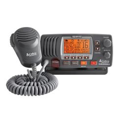 Cobra MR F77B / MR F77W Class-D Fixed Mount Marine Radio w/GPS
